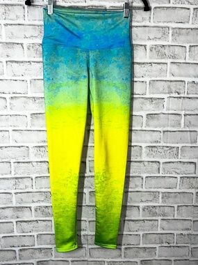 |•NOLI•| Gradient Blue Yellow Green Leggings Size Small